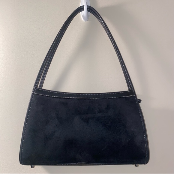 Kate Spade: Vintage Black Velvet Shoulder Bag - Picture 12 of 16